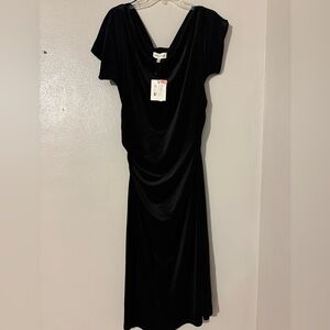 Gibson Latimer Black Maxi Dress
